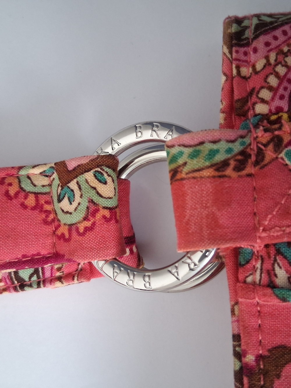 Vera Bradley Call Me Coral Stephanie Quilted Floral Shoulder Bag - Picture 2 of 9